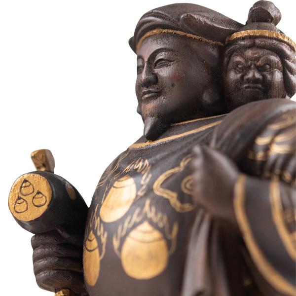 織田信長公祈願「三面大黒尊天」（大） (開運祈願仏像 卓上仏像 織田