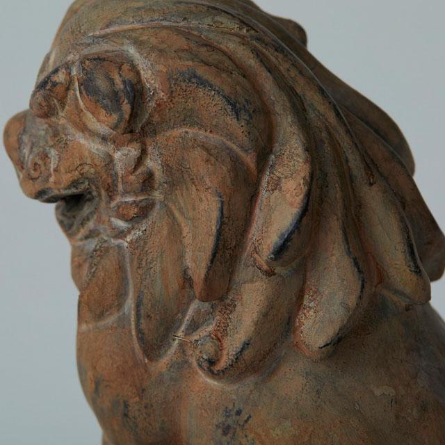 ミニ仏像TanaCOCORO[掌]WOOD「 獅子」 (木彫 卓上ミニ仏像 仏像