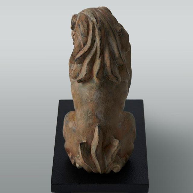 ミニ仏像TanaCOCORO[掌]WOOD「 獅子」 (木彫 卓上ミニ仏像 仏像