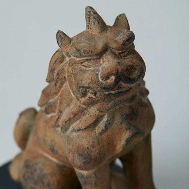 ミニ仏像TanaCOCORO[掌]WOOD「 狛犬」 (木彫 卓上ミニ仏像 仏像