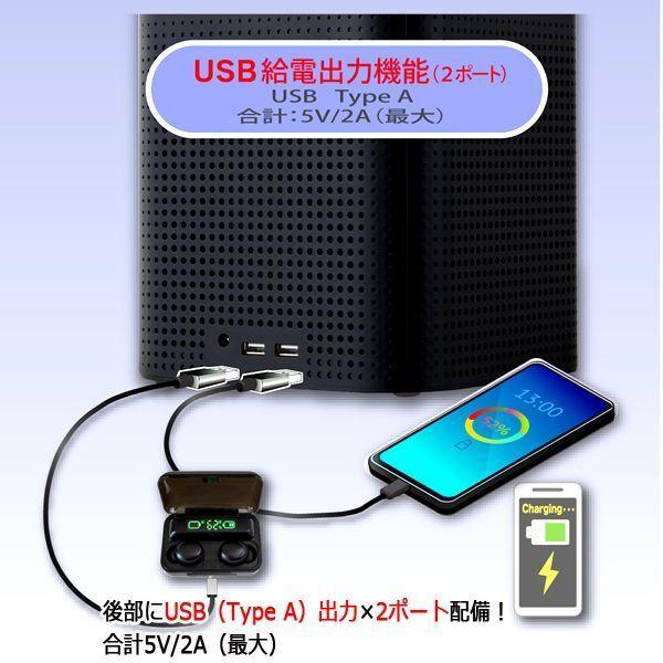 Bluetoothスピーカー＆スマートフォンワイヤレス充電搭載HEPA空気清浄