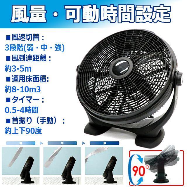 しっかり循環！圧倒的なパワー！5枚羽根ビッグサーキュレーター50cm
