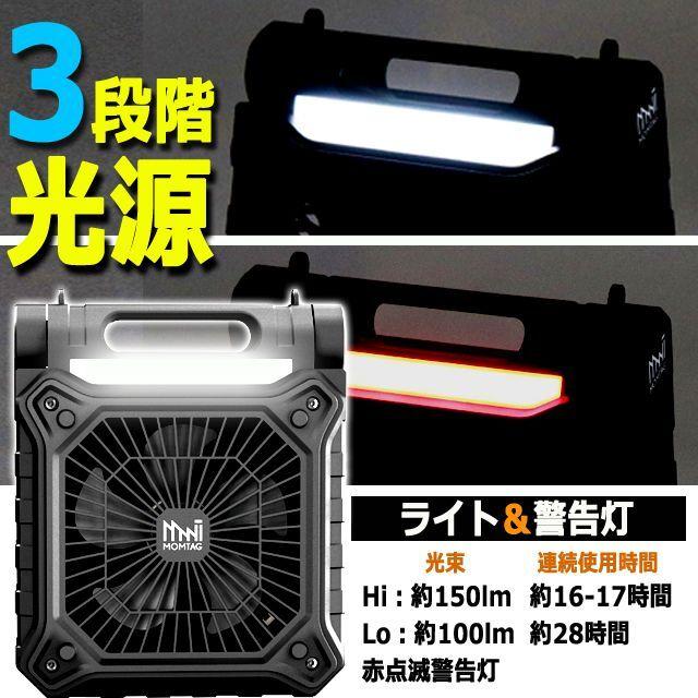 【MOMTAG】ポータブルソーラーライトファン　HDL-9757 passageshop_p10013136