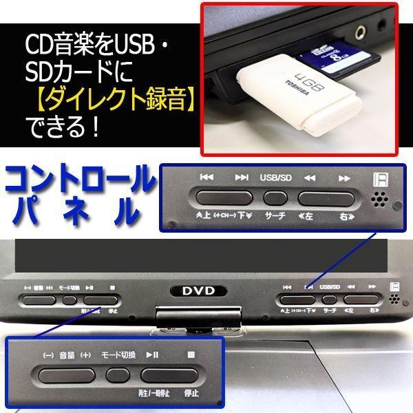 12.1インチフルセグTVチューナー内蔵ポータブルDVDプレーヤー［HTA