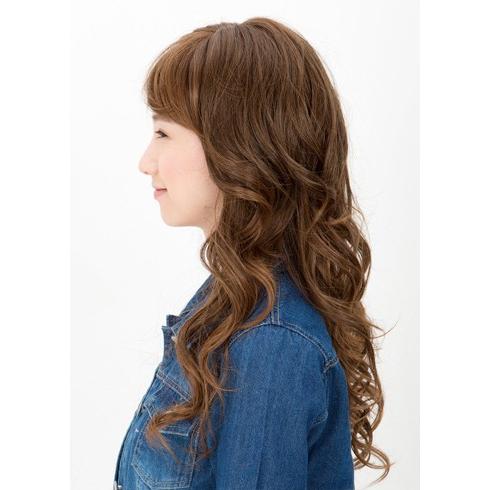 Lapin d'or レディースウィッグ マニッシュロングウェーブ(ミルキーブラウン)（ラパンドアール/フルウィッグ/髪/ヘアー/イメージチェンジ）｜premium-pony｜02