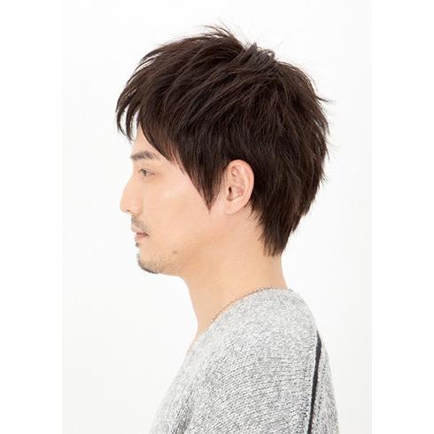 Lapin d’or Homme メンズウィッグ ストリームショート(ディープブラウン)（ラパンドアール/フルウィッグ/髪/ヘアー） Lapin d'or Homme メンズウィッグ ストリームショート(ディープ