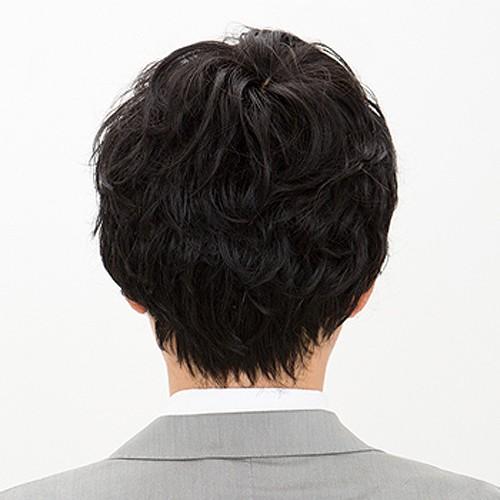 メンズウィッグ エアリーマッシュ(スタンダードブラック