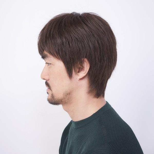 オム・リーブル ベーシックスタイル人毛ミックスウィッグ L ナチュラル