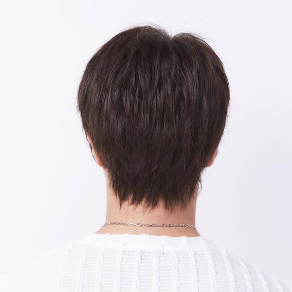 メンズウィッグ「オム・リーブル」カジュアルスタイル01 ダーク