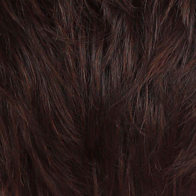 レディースフルウィッグ「リュネール」エアリーショート／ブラウン (女性用かつら 人毛ミックス 高級ウィッグ LUNAIRE 総手植え ストッパー付き 薄毛悩み対策 )_4
