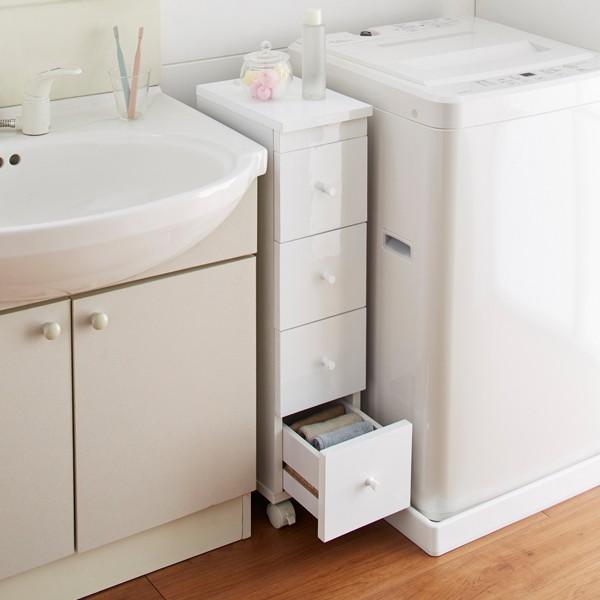 デッドスペース家具「スリムワゴンW20」（すきま家具 収納 キッチン