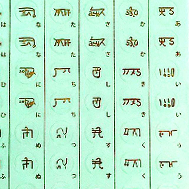 強いエネルギー波動を宿す神秘な文字 龍体文字 シール3枚セット 開運