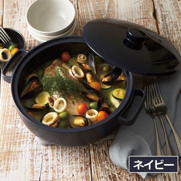 IH対応土鍋「TOTE」2L（3-4人用） (土鍋 深型土鍋 セラミック土鍋 IH