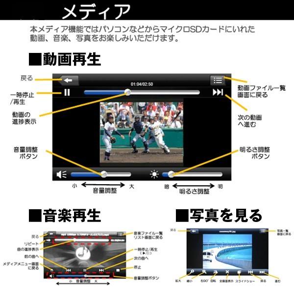 ドライブレコーダー付き7インチワンセグTV内蔵GPSカーナビ（3年