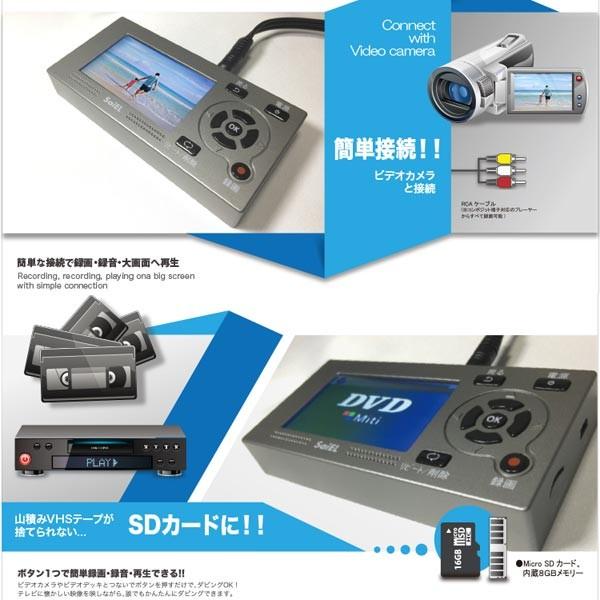 ダイレクト録画「マルチレコーダー&プレイヤー」 (ポータブルダビング