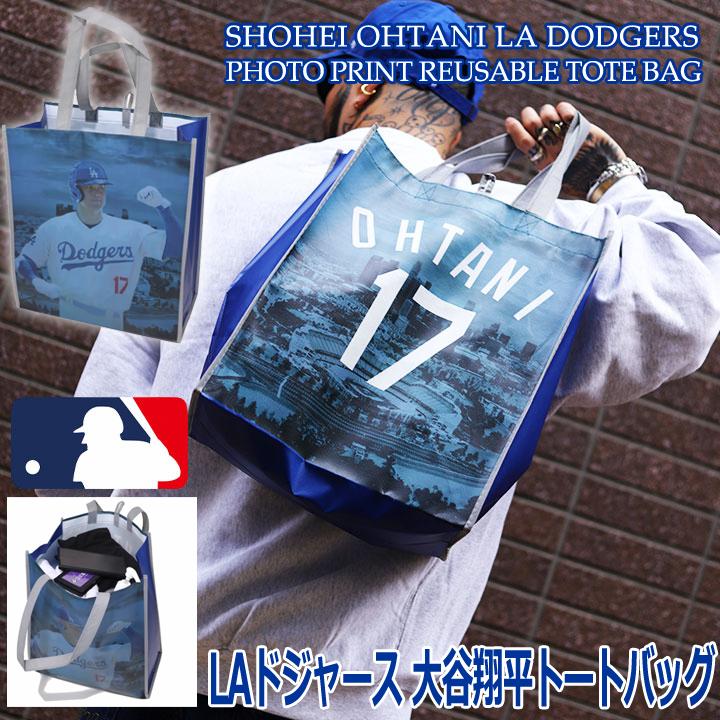 新品　MLB東京シリーズ　ドジャース大谷翔平　Tシャツ 白L トートバッグ　2点 LAドジャース 大谷翔平トートバッグ 20L MLBオフィシャルライセンス