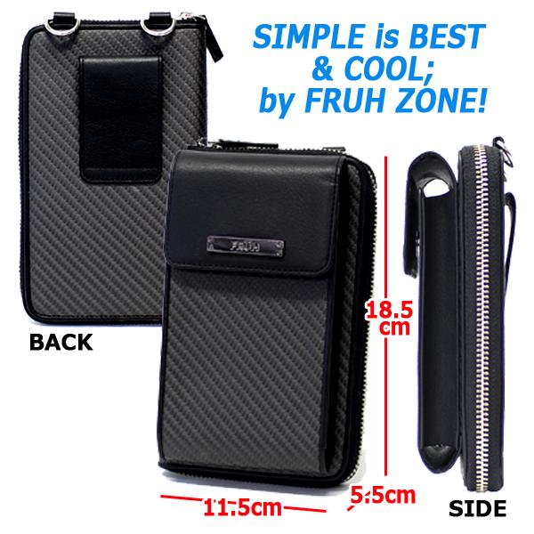 FRUH[フリュー]カーボンファイバーショルダーモバイルウォレットFREED