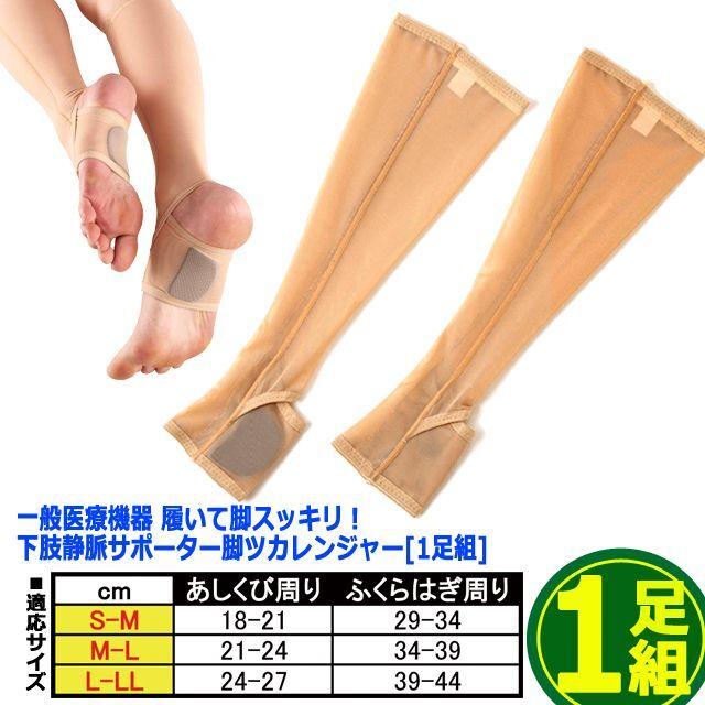 一般医療機器 履いて脚スッキリ！下肢静脈サポーター脚ツカレンジャー