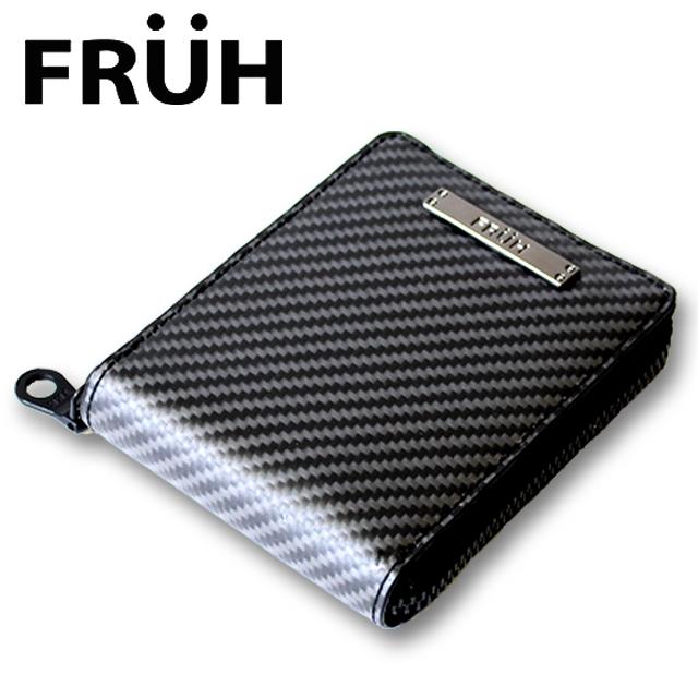 FRUH[フリュー]カーボンファイバーコンパクトウォレットFEARLESS  (折り財布 ハイテク素材 F-1 航空機) FRUH[フリュー]カーボンファイバーコンパクトウォレットFEARLESS (折り