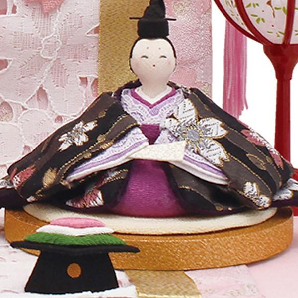 ひな人形「おひなさま／夢桜雛」(卓上ひな人形 雛人形 コンパクト