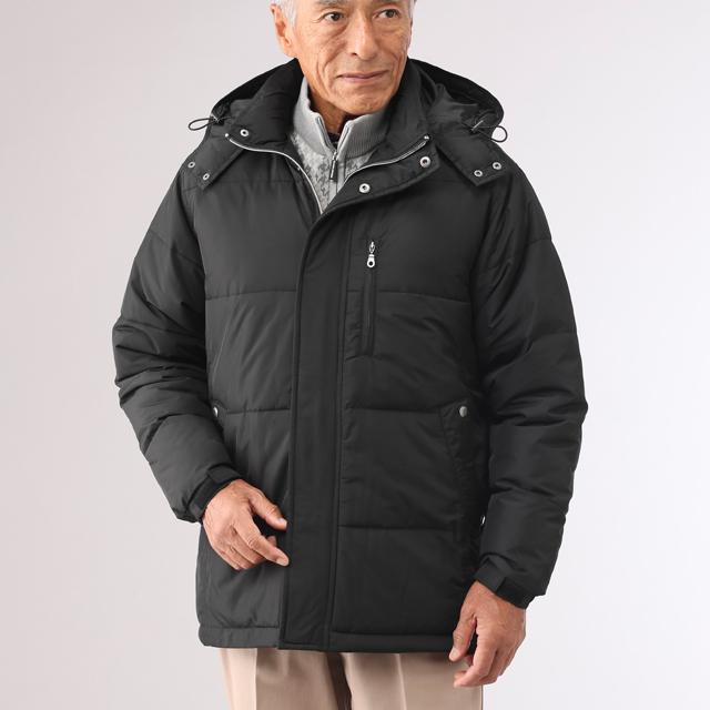敬老の日 URBAN EXPRESS(アーバンエクスプレス)フード付き中綿ハーフ