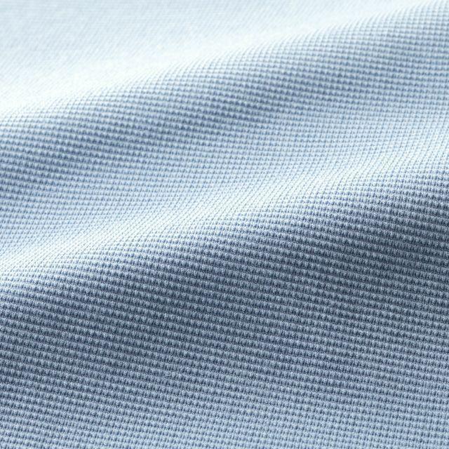 Pierucci（ピエルッチ）スキッパー襟鹿の子7分袖シャツ3色組 (メンズ