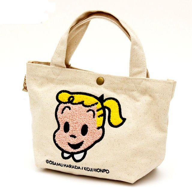 OSAMU GOODS[オサムグッズ]サガラ刺繍帆布ミニトートバッグ2L (スマホ