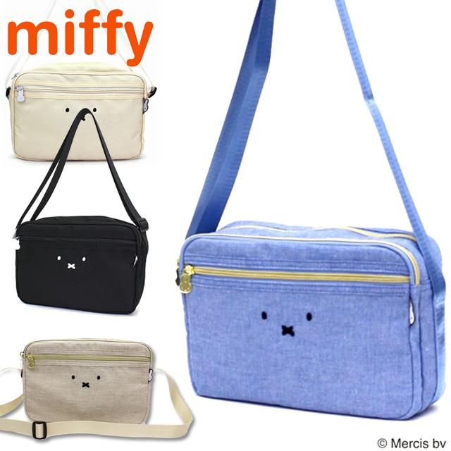 爆買 miffyフェイス横型ミニショルダーバッグ (肩掛け 斜め掛け