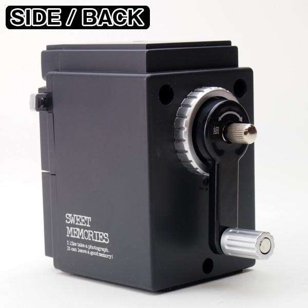 2眼レフカメラデザイン鉛筆削り(手動,レトロ調,クラシック,カメラ風