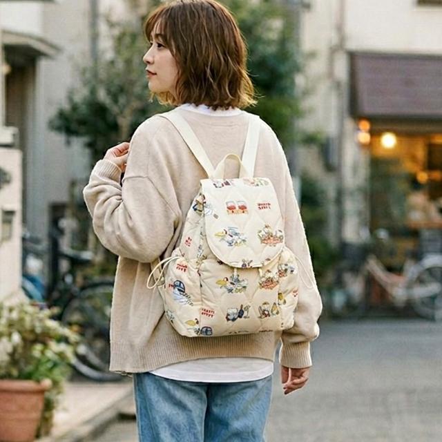 ハローキティ キルティングバッグパック 爆買 HelloKitty リュック
