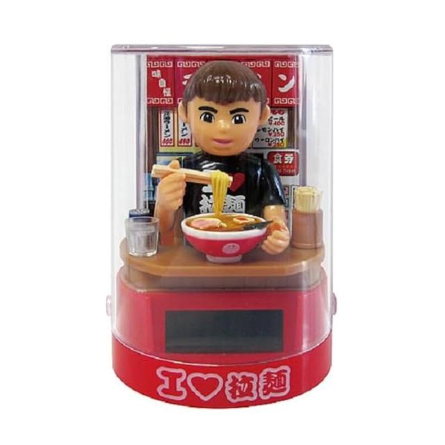 ソーラートイ アイラブらーめん 電池不要 動く人形 日本土産 玩具