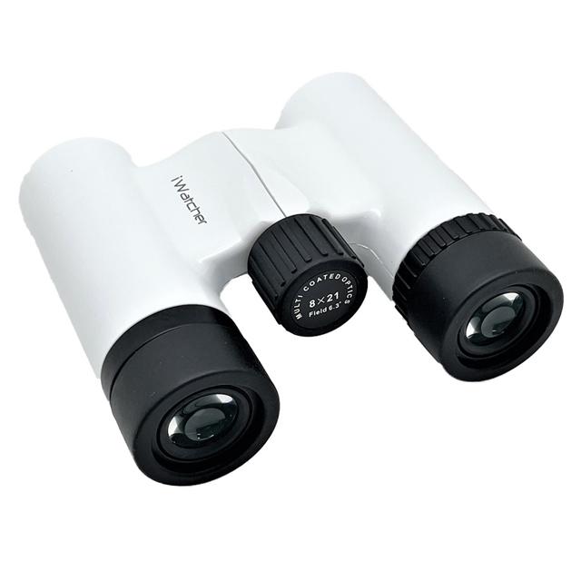 双眼鏡「 iWatcher 8×21DH」 (8倍 メガネ対応 ピント調整 軽量