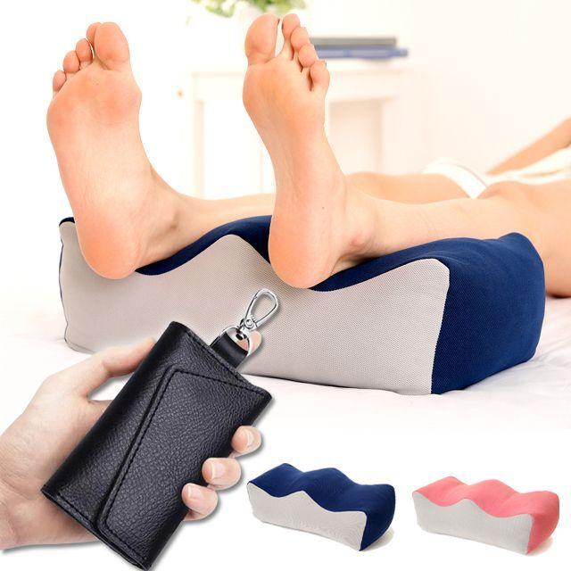 足枕 ひざ下枕 (低反発フィット 足らく枕 足を浮かせて