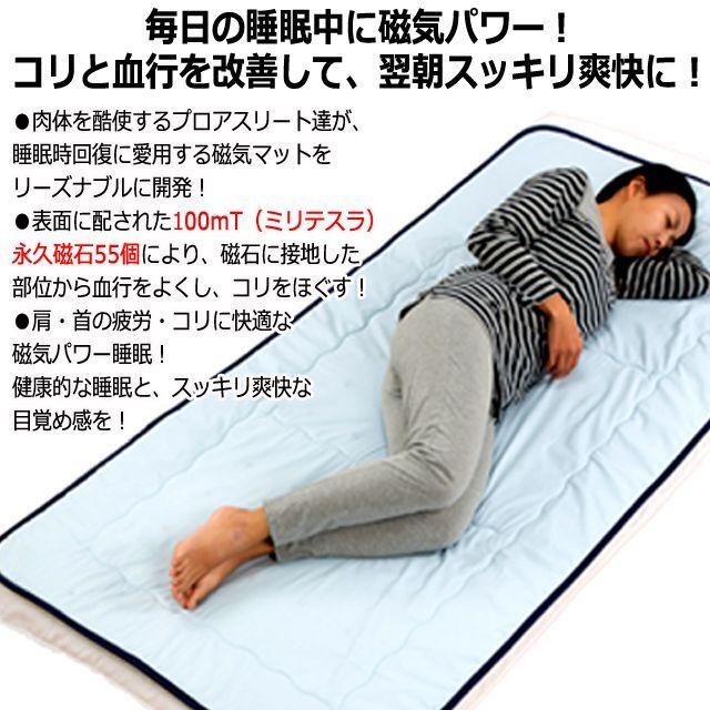 爆買 100mTフェライト磁石55個配列！医療機器承認磁気マット