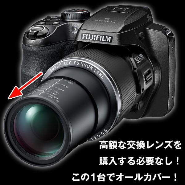 送料無料!フジフイルムFINEPIX　S9800「豪華4点セット」(一眼レフ,光学50倍ズーム 1620万画素,FUJI  FILM,三脚,バッグ,SGHCカード)