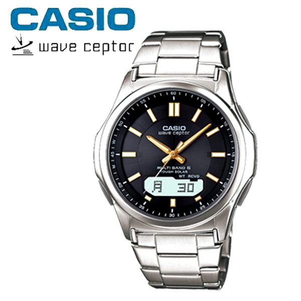 CASIO Wave Ceptorマルチバンド6タフソーラー電波時計[ブラック