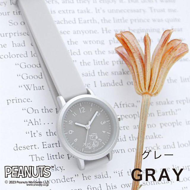 スヌーピーラインアートラバーウォッチ (PEANUTS SNOOPY 腕時計