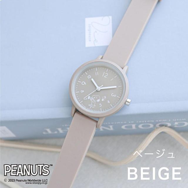 スヌーピーラインアートラバーウォッチ (PEANUTS SNOOPY 腕時計