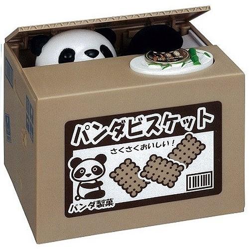 いたずらBANK「パンダ」(バンク,貯金箱,サウンド,ギミックバンク,効果