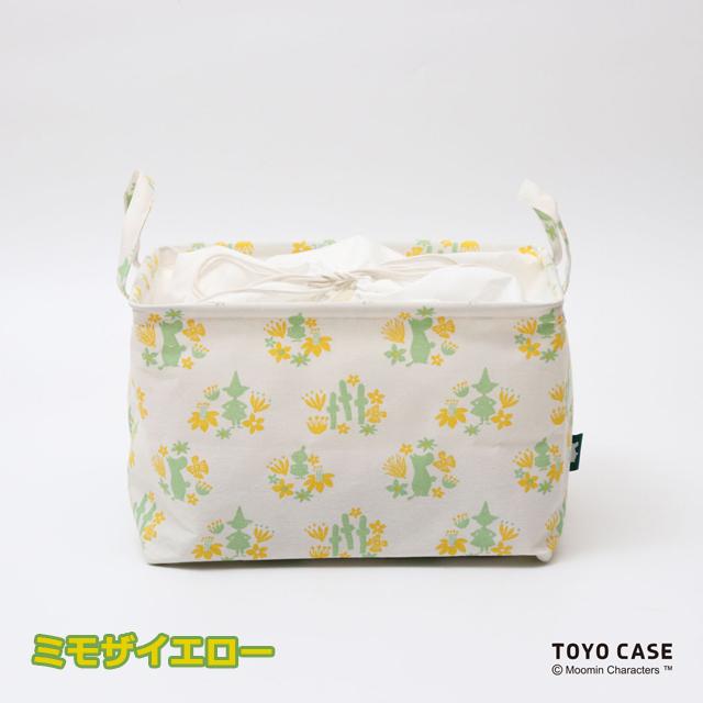 ムーミン「ミモザ柄インナーバスケット」 (MOOMIN 収納ケース 収納