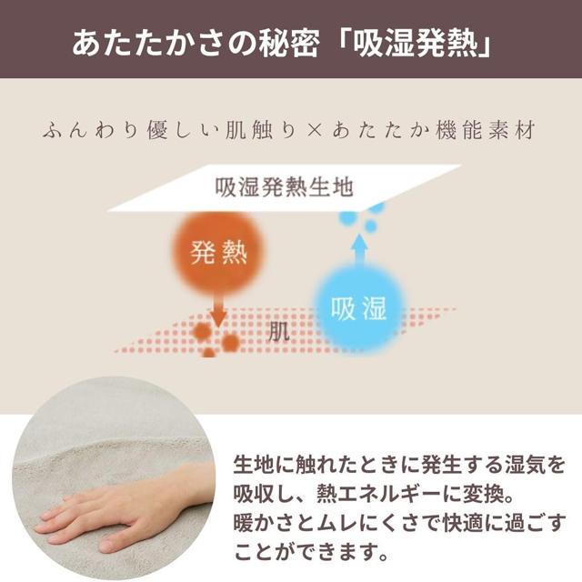 ブランケット ハーフサイズ（吸湿発熱機能繊維リヨセル使用 fluffy 