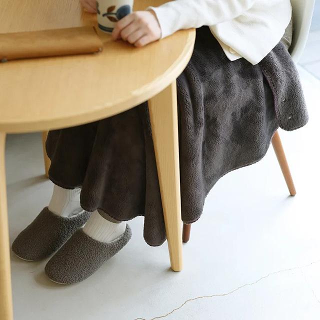爆買 ブランケット 膝掛け（吸湿発熱機能繊維リヨセル使用 fluffy days