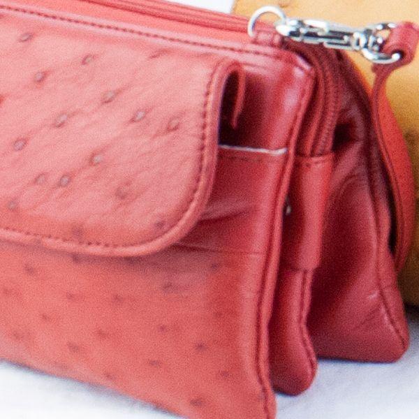 Costoroma[コストローマ]オーストリッチポーチウォレット  (クラッチ コスメ スマートフォン 財布 クイールマーク ワンランク上 キュート) Costoroma[コストローマ]オーストリッチポーチウォレット (クラッチ