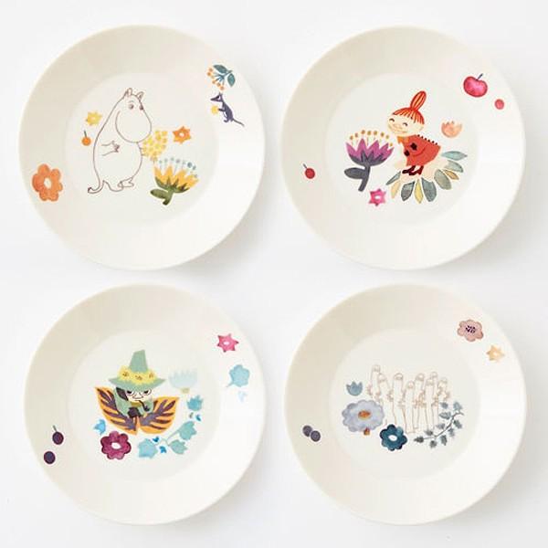 ムーミンハーバリウムプレートセット(MOOMIN ムーミン食器 中皿4 ムーミンハーバリウムプレートセット(MOOMIN ムーミン食器 中皿4
