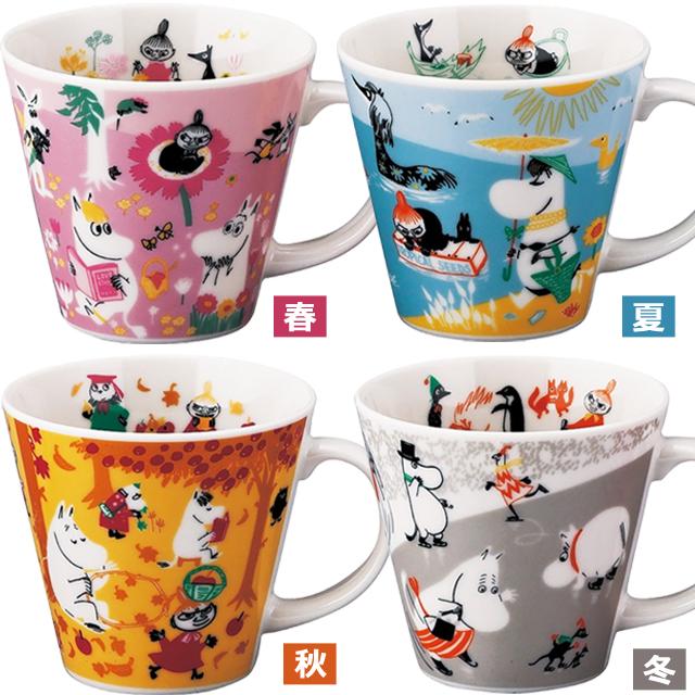 日本製 MOOMIN ムーミンマグカップ四季 カップ 340ml ムーミン公式