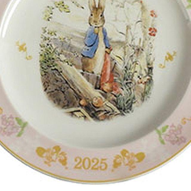 PETER RABBIT 絵皿 20cm皿（ピーターラビット2025イヤーズプレート）お