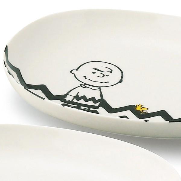 スヌーピーモノトーンペアオーバルボウル (食器,耐熱容器,SNOOPY.ギフト,母の日,贈り物,お祝い返し,レンジOK,食洗機OK)｜premium-pony｜03