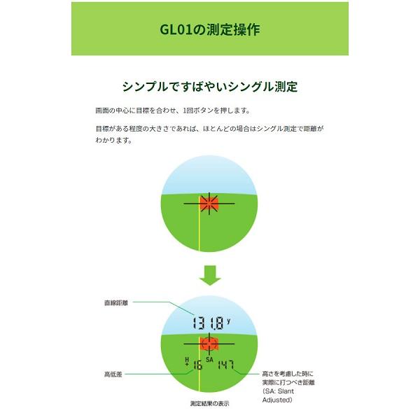 GREENON グリーンオン レーザーキャディー GL01 レーザー距離計 GREENON グリーンオン レーザーキャディー GL01 レーザー距離計