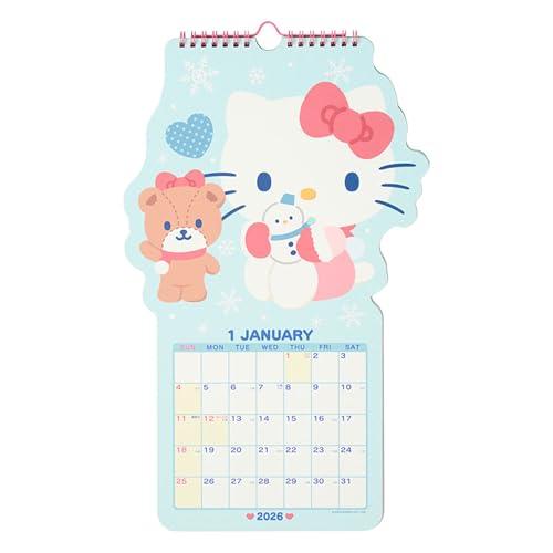 サンリオSANRIO ダイカットカレンダー 2026 ハローキティ 紙壁掛け