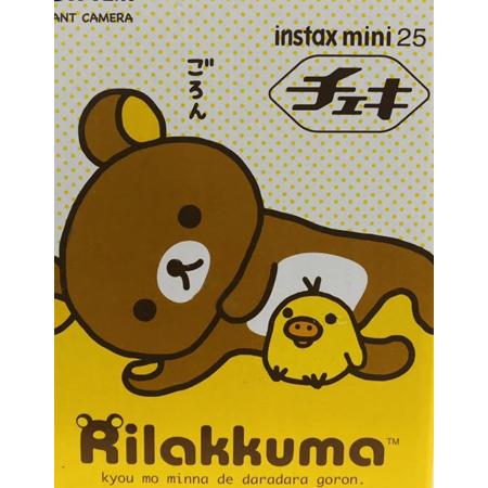 インスタントカメラ チェキ リラックマ instax mini 25 INS MINI25 RILAKKUMA FUJIFILM 正規品｜premium